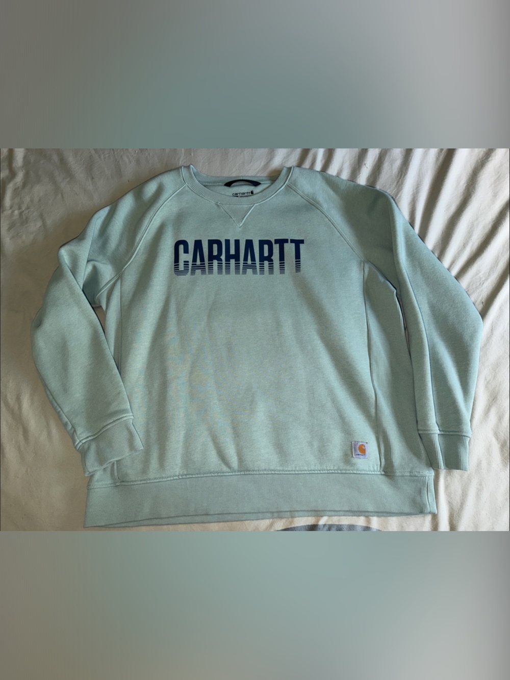 Carhartt Women’s Light Mint Crewneck Sweatshirt